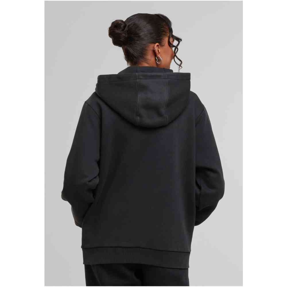 Urban Classics - Vintage Heavy Kapuzenpullover mit Reißverschluss - Schwarz